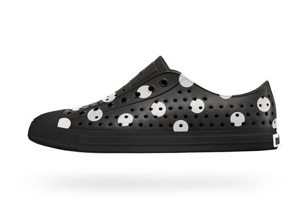 comme de garcon polka dot shoes