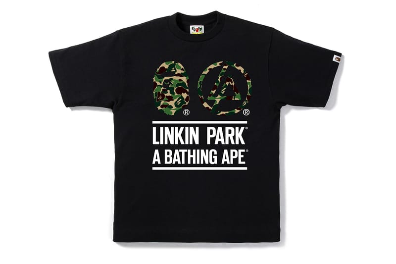 Linkin Park x A Bathing Ape 2013 BAPE CAMO TEE | Hypebeast
