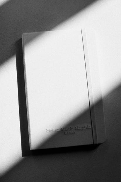 その他 Maison Martin Margiela 13 Cloth Notebook Maison Margiela White Line 13 Claustrophobic Notebook Maison