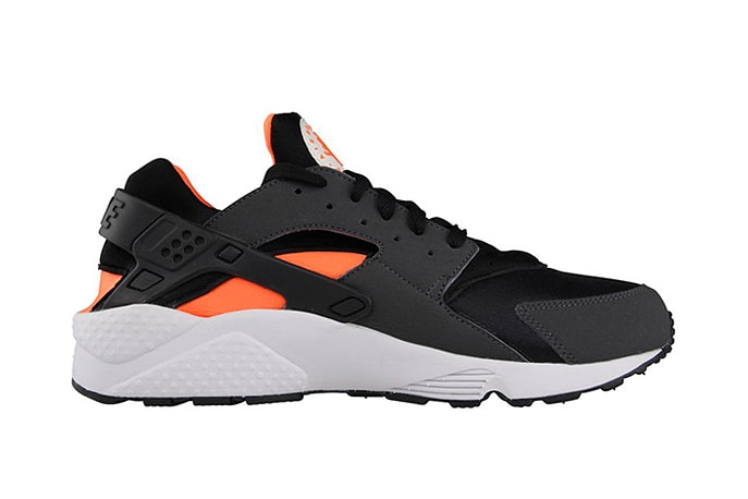 black and orange huaraches