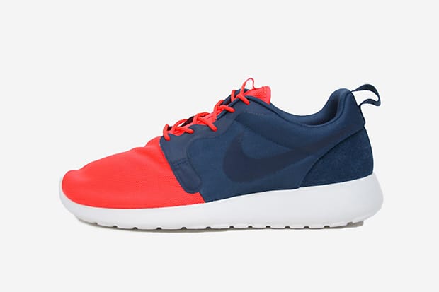 Nike roshe run clearance blue red