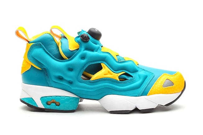 Reebok pumps 90s mens hot sale yellow