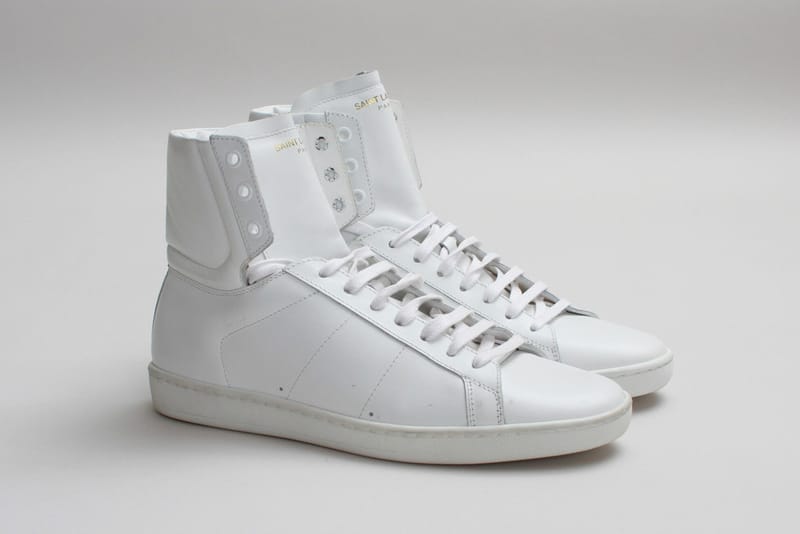 Saint Laurent SL/01H High Top Sneaker Optical White | Hypebeast