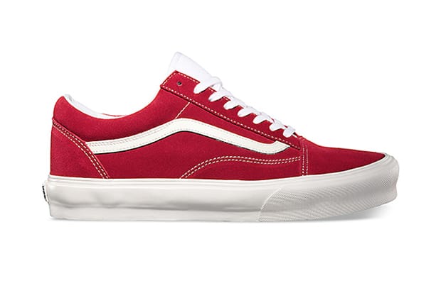 Vans old clearance skool vintage red