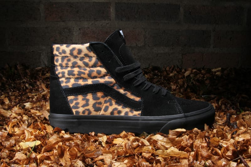 Vans sk8 clearance hi reissue leopard