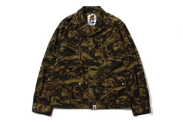 A Bathing Ape 2013 Fall/Winter LIZARD CAMO MILITARY JACKET | Hypebeast