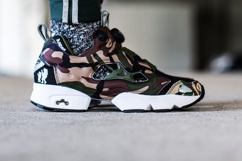 Reebok pump deals fury bape