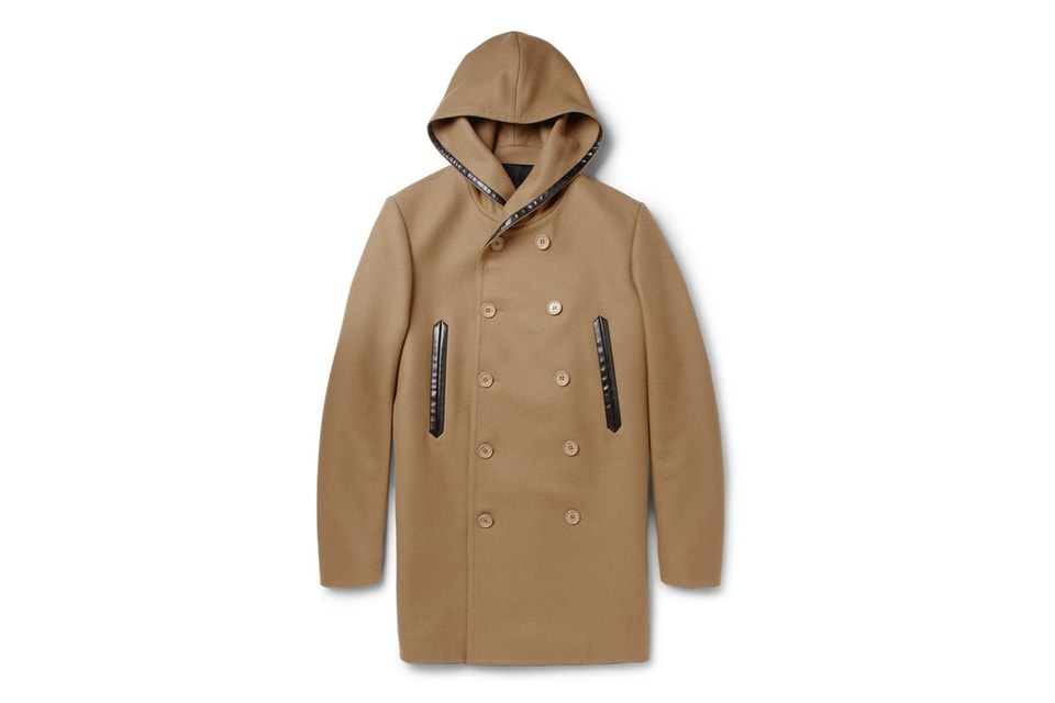 balenciaga hooded coat