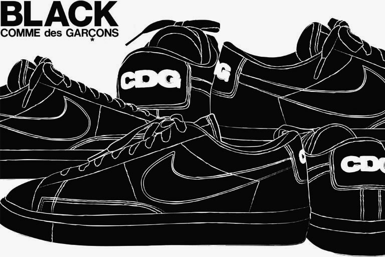 BLACK COMME des GARCONS x Nike Blazer Low Premium CDG SP Preview ...