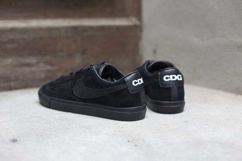 COMME des GARCONS x NIKE BLAZER LOW 黒 28-