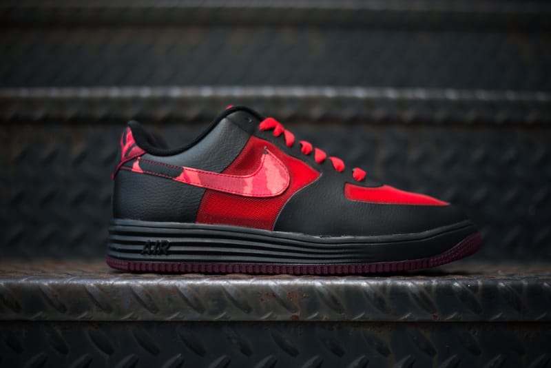 Nike air force one lunar outlet red