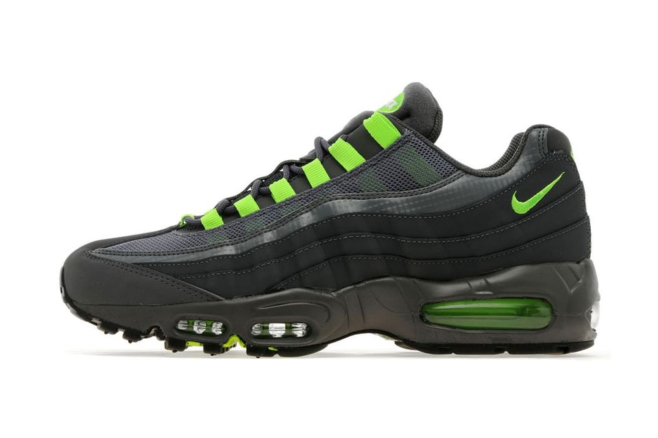 Nike Air Max 95 Dark Grey/Flash Lime JD Sports Exclusive HYPEBEAST
