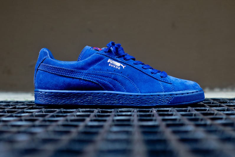 Suede store pumas blue