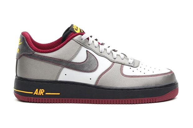 Nike Air Force 1 Dusty Grey/Metallic Pewter-Cherrywood Red | Hypebeast