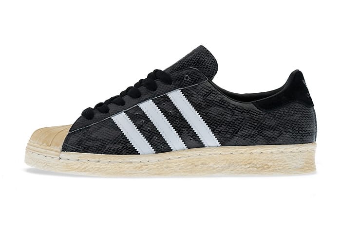 Adidas superstar snake clearance black