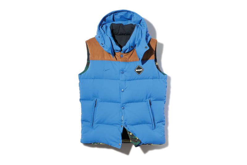 F.C.R.B. 2013 Fall/Winter FABRIC MIX REVERSIBLE DOWN VEST | Hypebeast