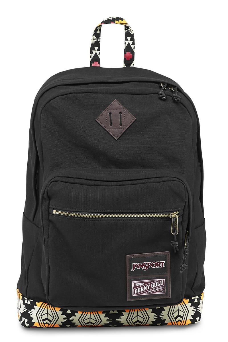 Jansport black outlet and gold