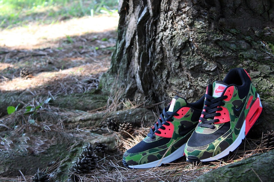 nike air max 90 atmos duck camo