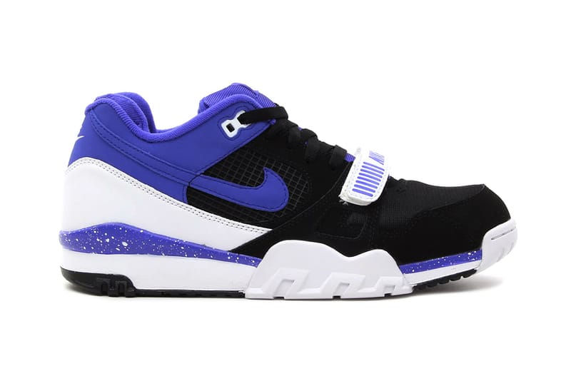 Nike air trainer store white black purple