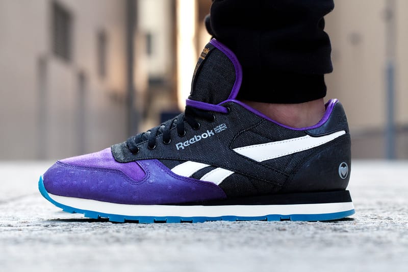 Reebok classic store trainers mens purple