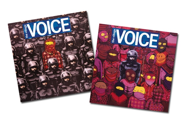 Бэнкси и OSGEMEOS взяли на себя обложку Village Voice