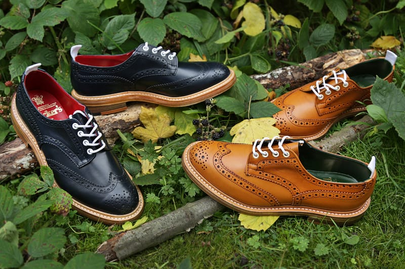 Tricker's derby clearance brogue