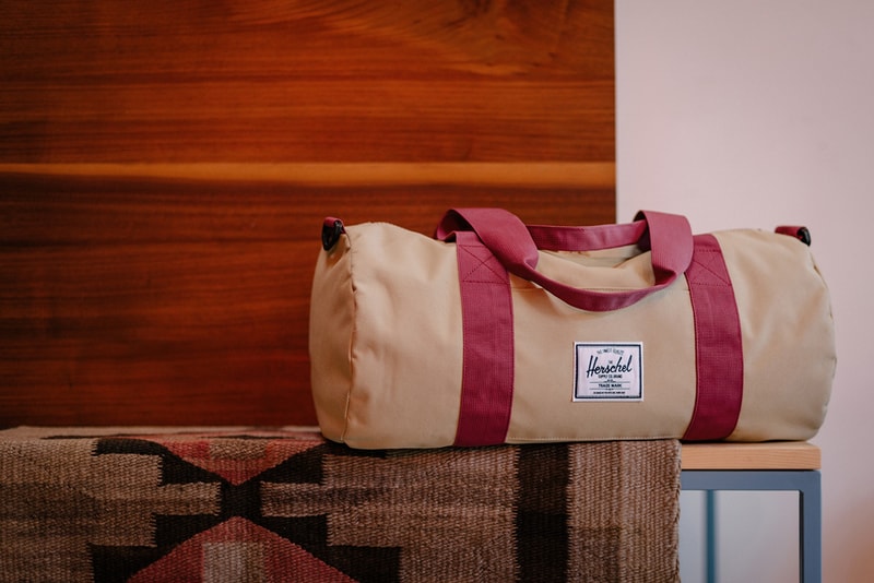 Sutton Mid Volume Duffle Bag in Peacoat Floria by Herschel Supply Co. main image 1