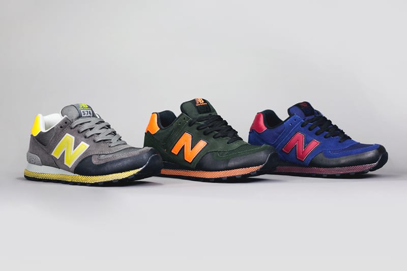 New balance 574 store winter suede mesh