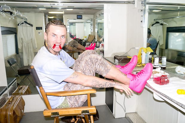 Terry Richardson Photographs RiFF RaFF at a Wax Museum
