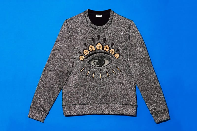 Kenzo eye sale sweatshirt grey