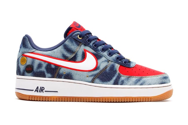 Air force 1 red white and navy outlet blue