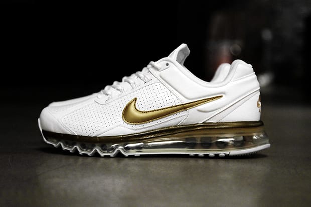 Nike Air Max 2013 Leather QS White/Metallic Gold | Hypebeast