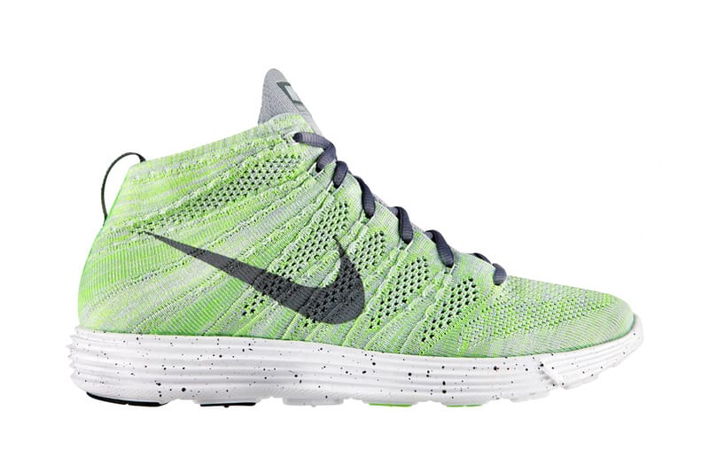 Nike free clearance flyknit electric green