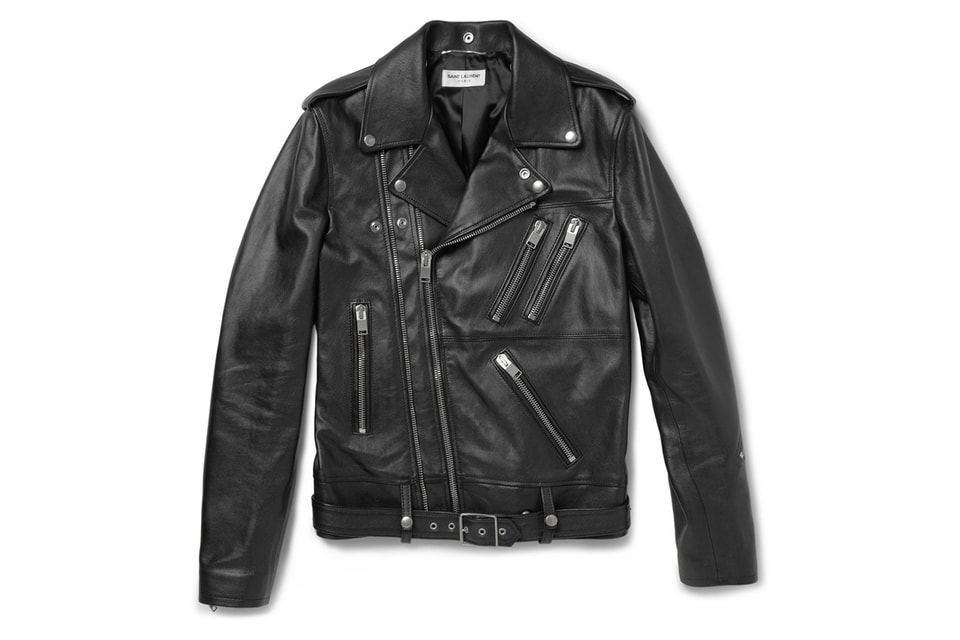 Saint Laurent Leather Biker Jacket | Hypebeast