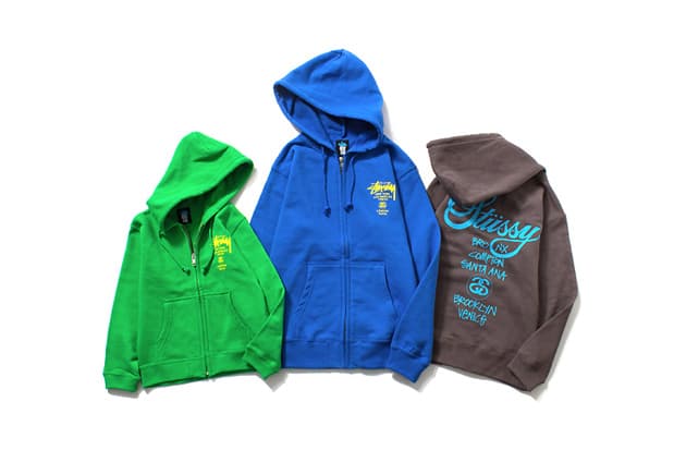 Stussy Kids World Tour Fullzip Hoodie | Hypebeast