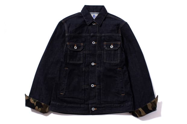 bathing ape jean jacket