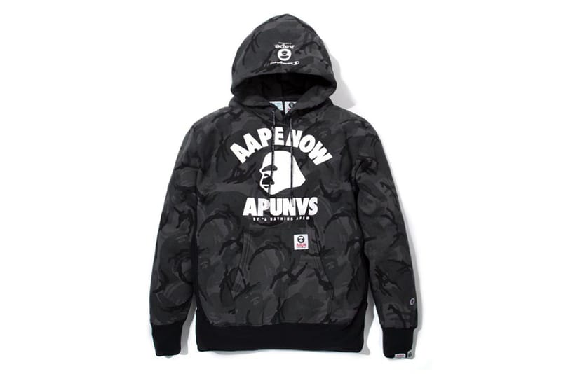 Bathing ape 2024 x champion hoodie