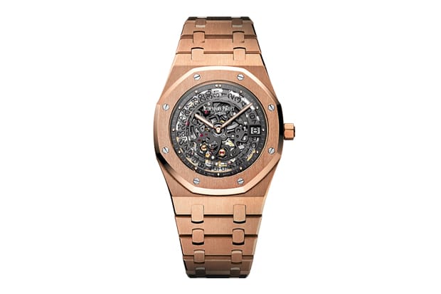 Audemars piguet royal hot sale oak openworked rose gold