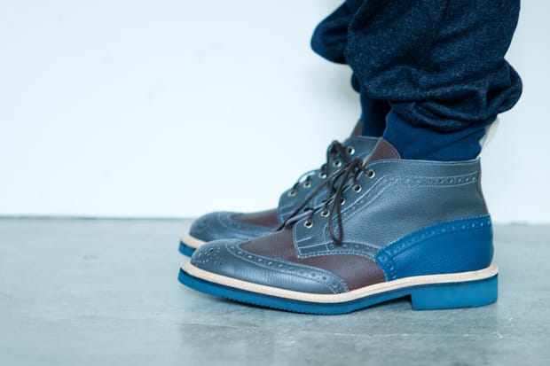 Tricker's x CASH CA TWO TONE BROGUE BOOT Tricker's x CASH CA TWO TONE BROGUE BOOT