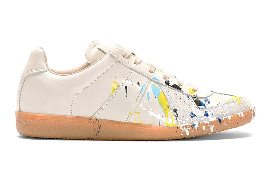 Maison margiela paint discount shoes