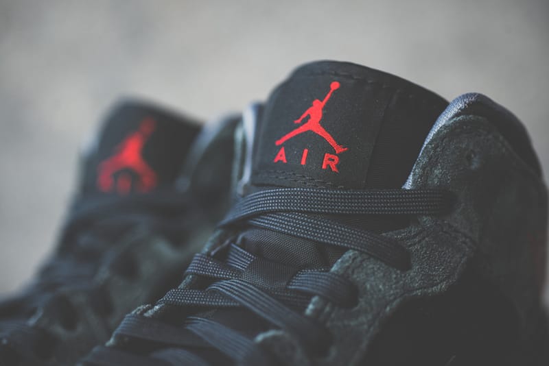 Jordan sales black suede