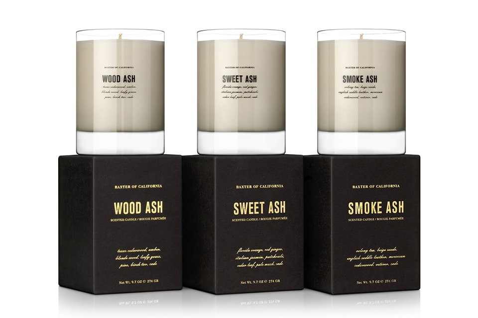 Baxter of California Ash Candle Series HYPEBEAST