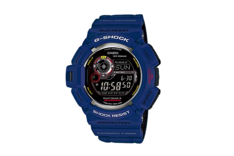 Navy blue g shock mens best sale