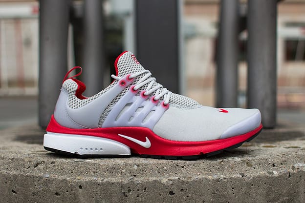 Men nike presto 2025 red and grey