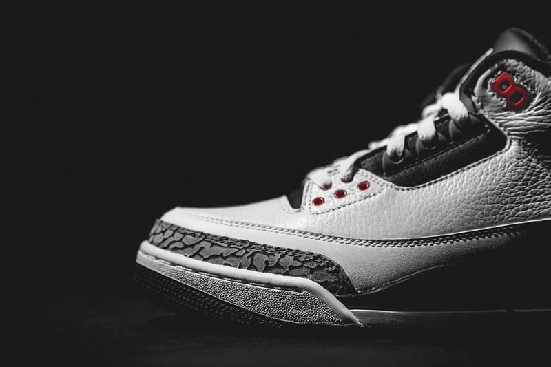 Jordan 3 hotsell white black infrared