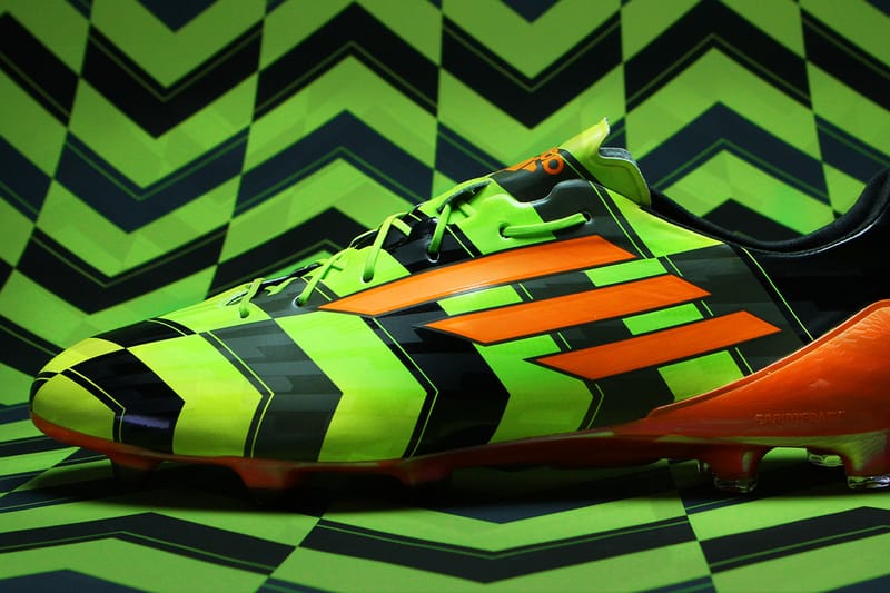 Adidas adizero shop green football boots