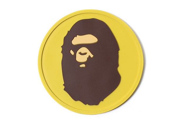 A Bathing Ape REVERSIBLE RUBBER COASTER Hypebeast