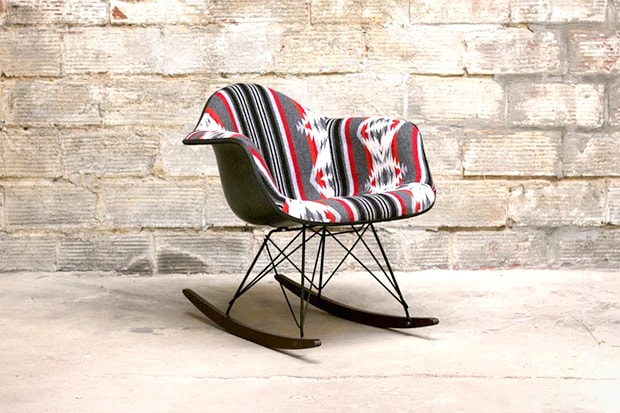 Изготовленное на заказ кресло-качалка Pendleton Eames от Beam & Anchor