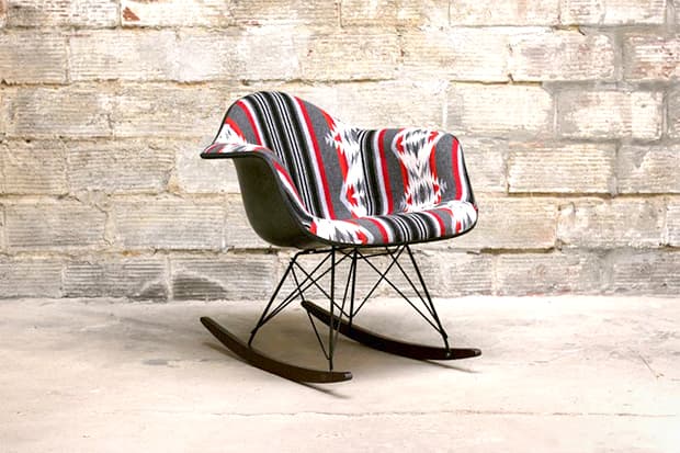 Beam & Anchor's Custom Pendleton Eames Rocking Chair | Hypebeast