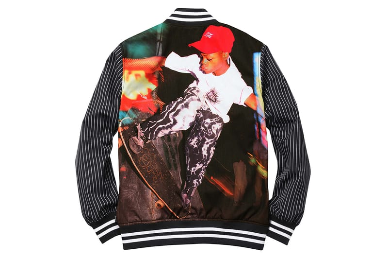 Supreme comme des 2025 garcons varsity jacket